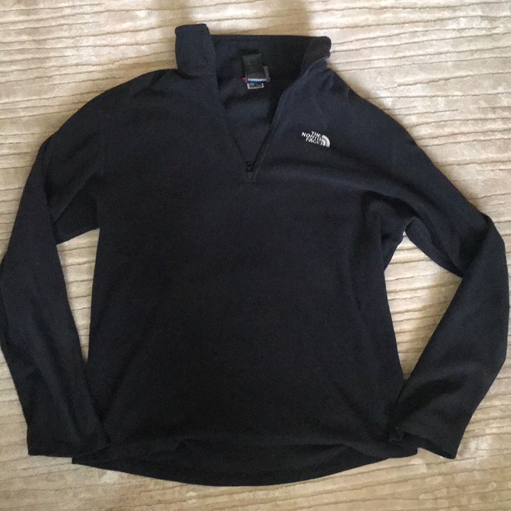 North Face half zip fleece jacket
